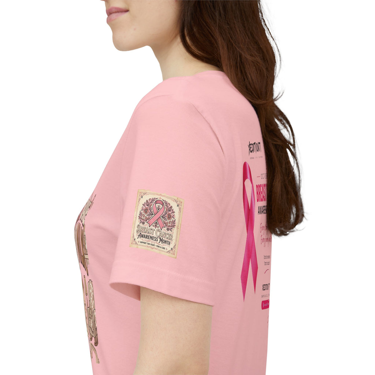 "Breast cancer awareness" Help Save Our Milk Baby Tee