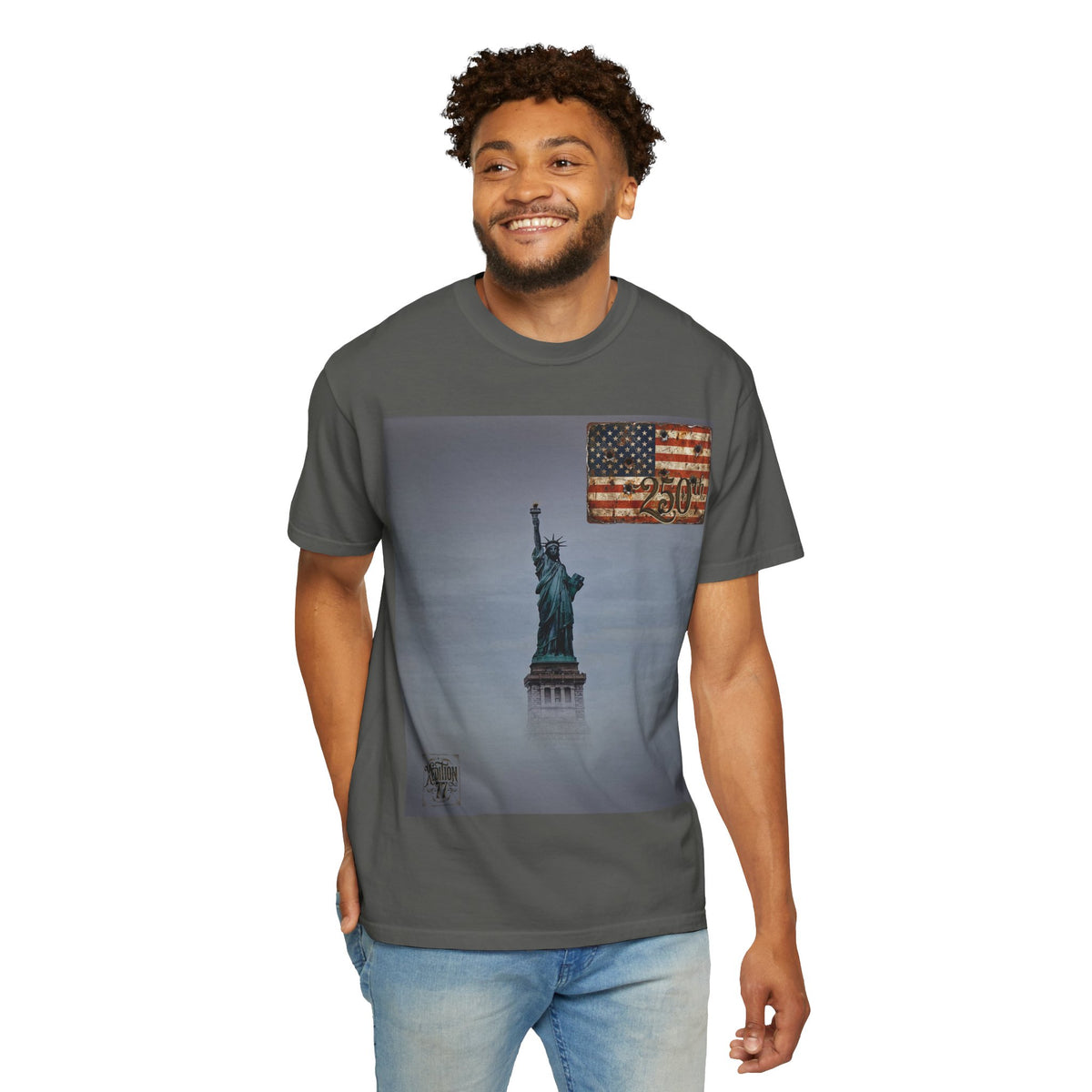 Statue of Liberty American Flag T-Shirt Vintage Patriotic Tee