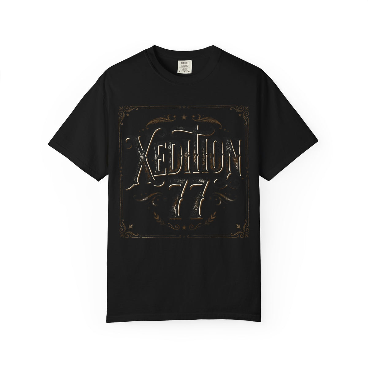 Xedition 77 Vintage Flag Tee — Distressed American Flag Design
