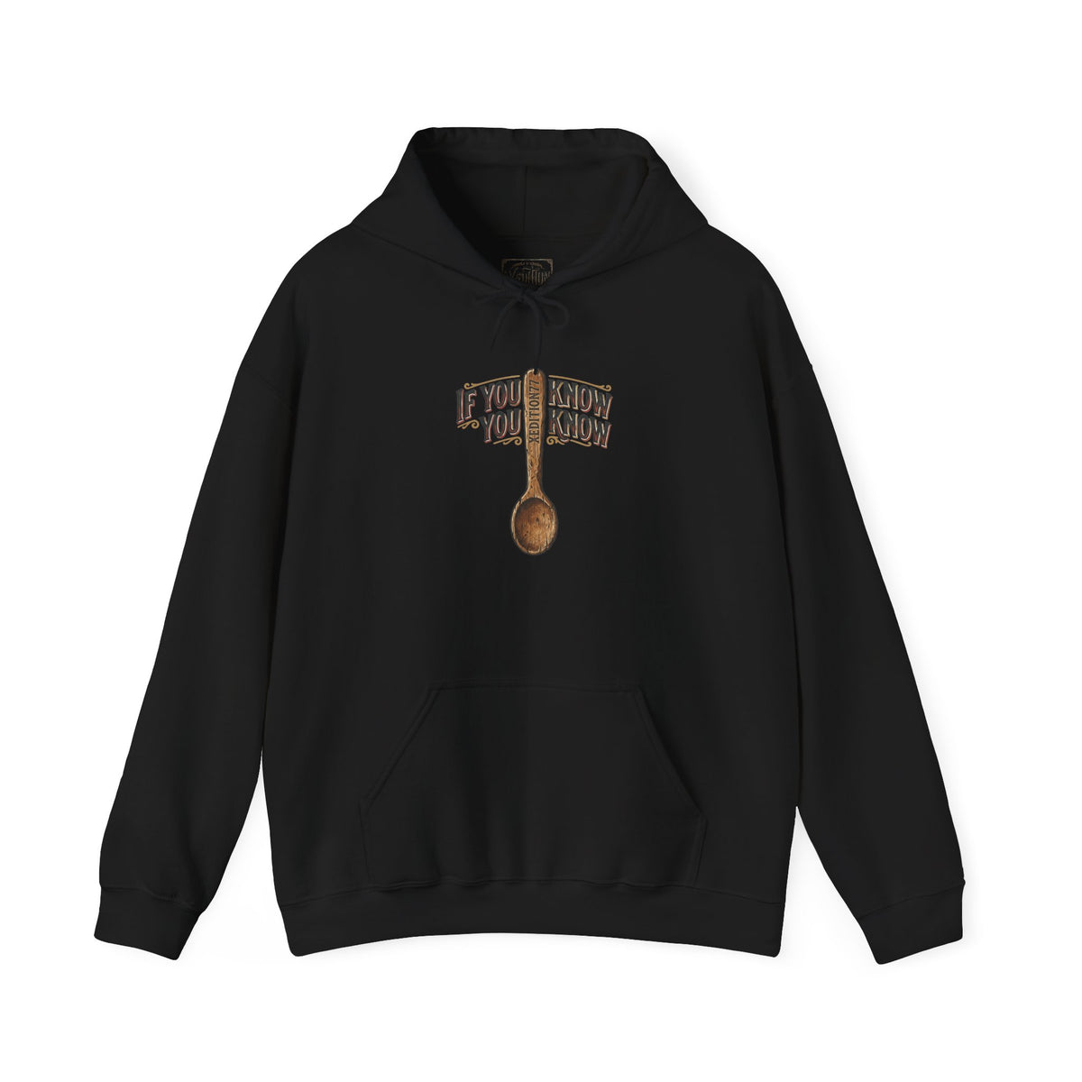 Xedition77 If You Know Spoon Hoodie / Vintage Wooden Spoon Graphic Sweatshirt