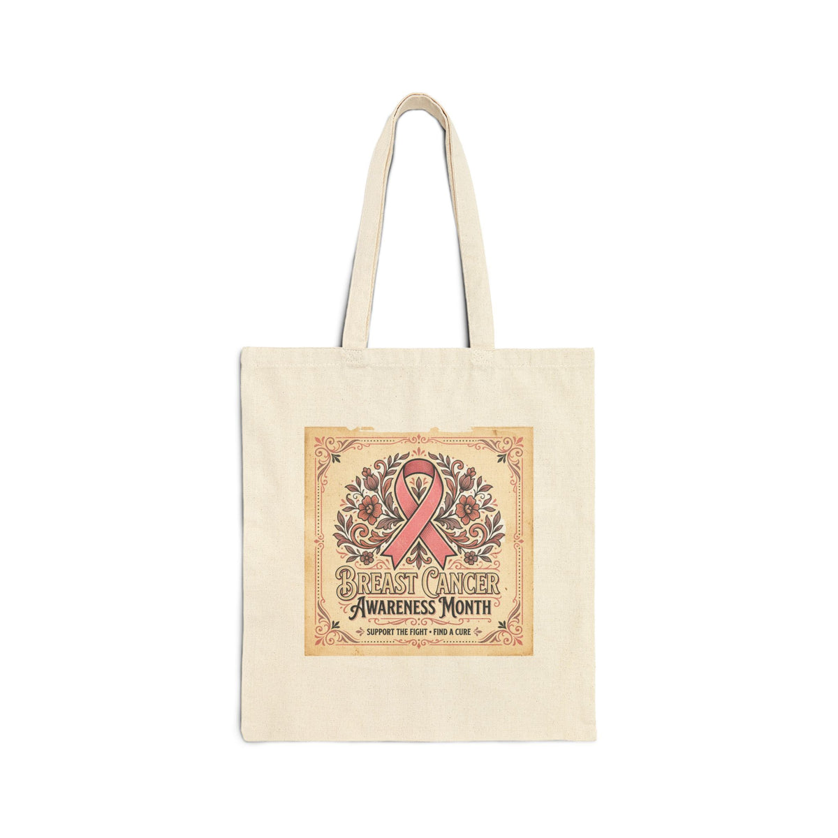 "Breast cancer awareness" Help Save Our Milk Canvas Tote Bag