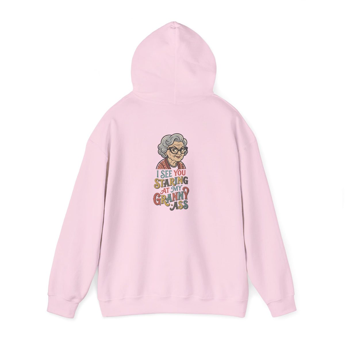 Xedition77/ I SEE YOU STARING AT MY GRANNY ASS Logo Hoodie