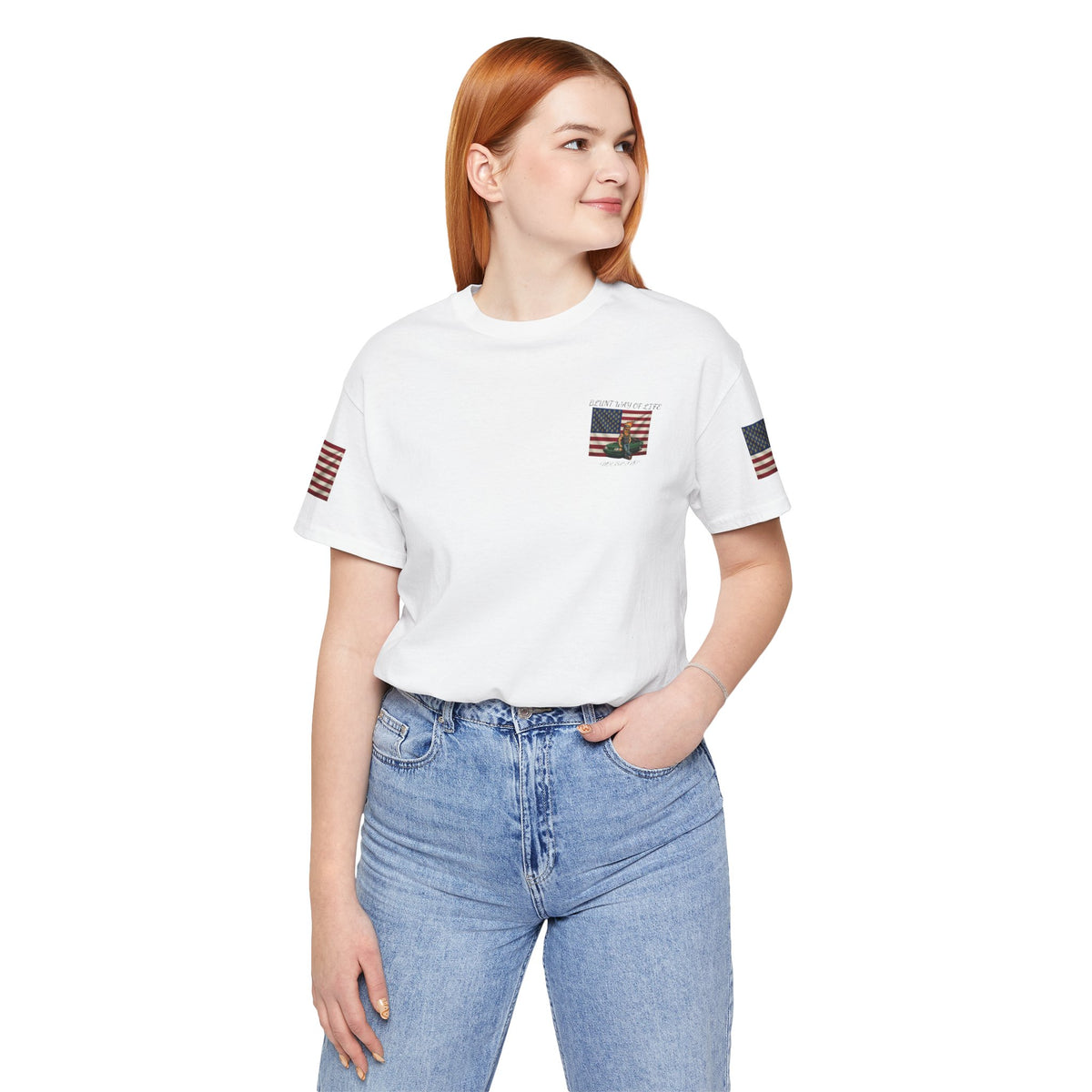 MR.BLUNT WAY OF LIFE Patriotic Graphic Tee — American Flag Car Design