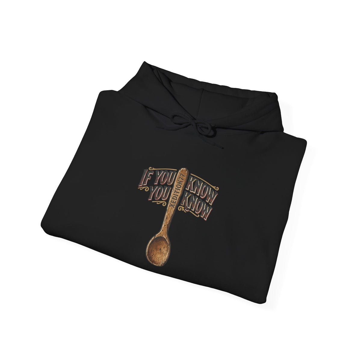 Xedition77 If You Know Spoon Hoodie / Vintage Wooden Spoon Graphic Sweatshirt