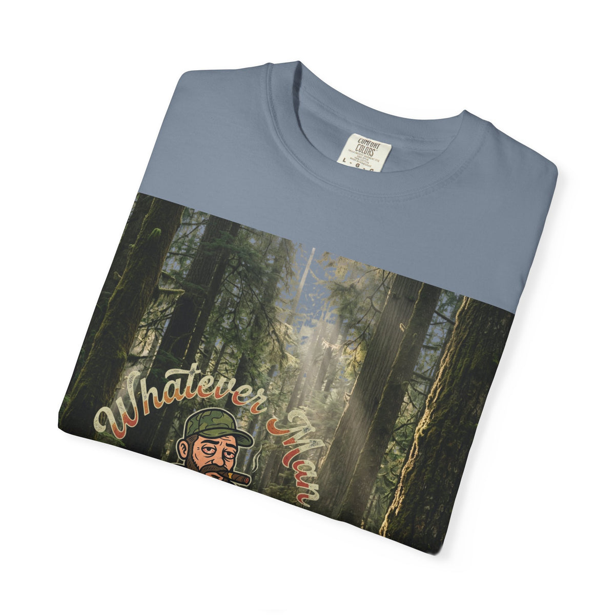 " Xedition77 "Whatever, Man T‑Shirt Mr.Blunt Cartoon Guy Graphic Tee with &
