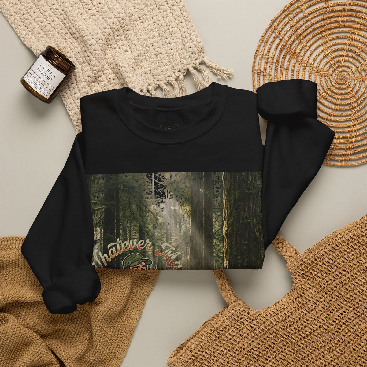 "Xedition77"Whatever Man Crewneck Sweatshirt Mr.Blunt Casual Graphic Pullover for Men