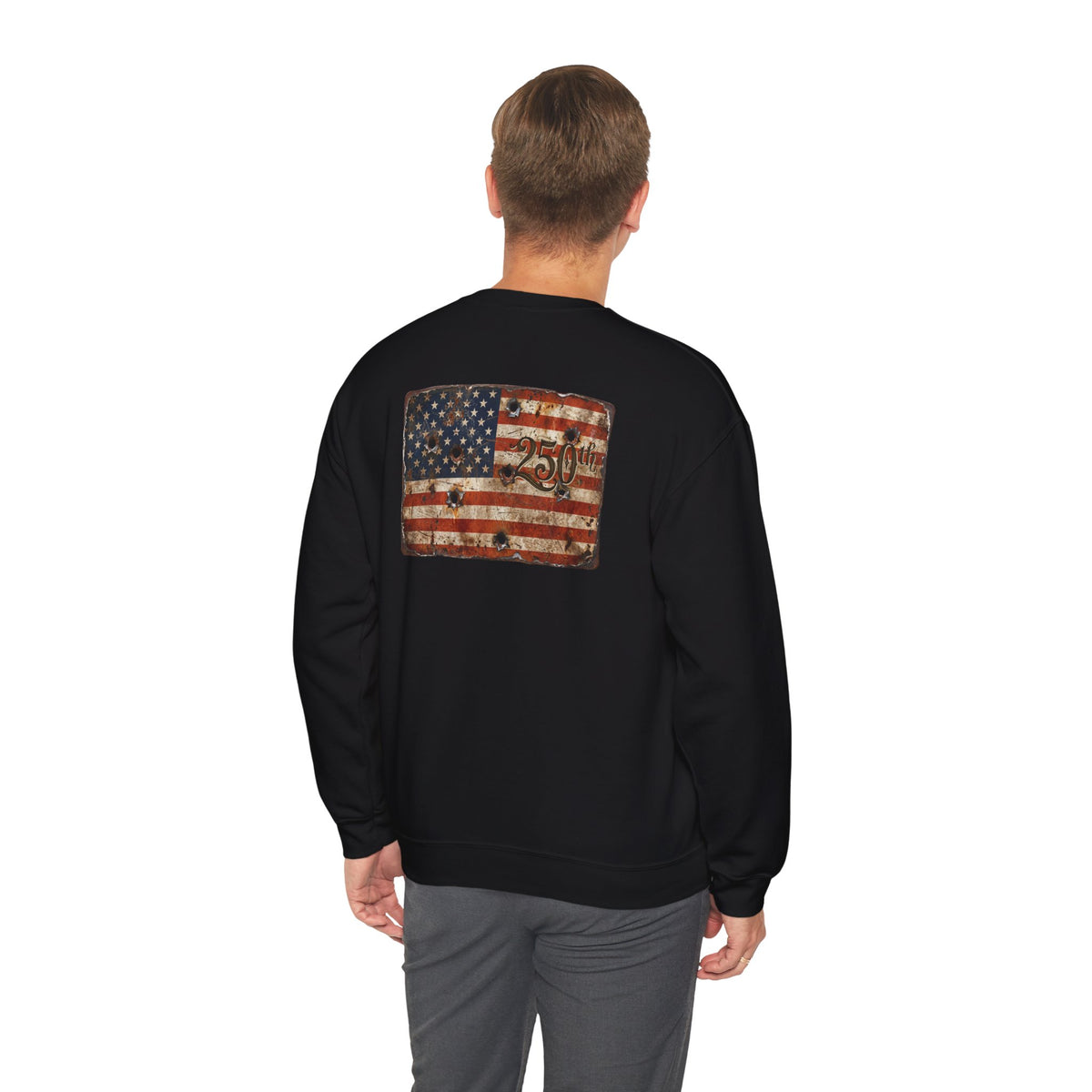 Xedition 77 Crewneck Sweatshirt — Vintage Lettering Graphic Pullover