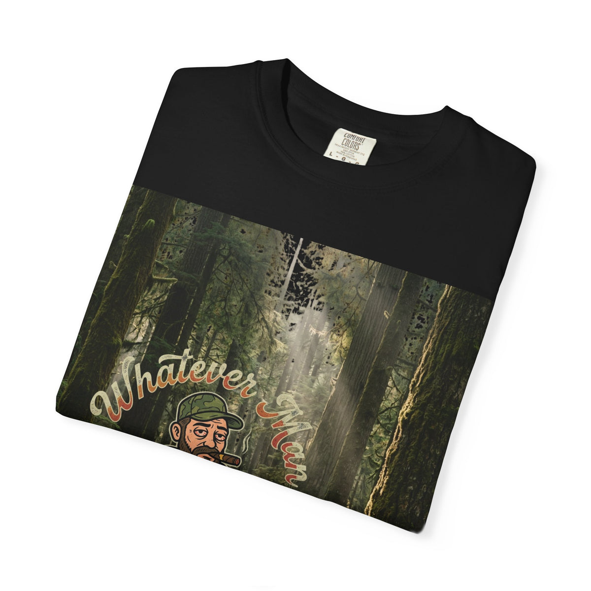 " Xedition77 "Whatever, Man T‑Shirt Mr.Blunt Cartoon Guy Graphic Tee with &