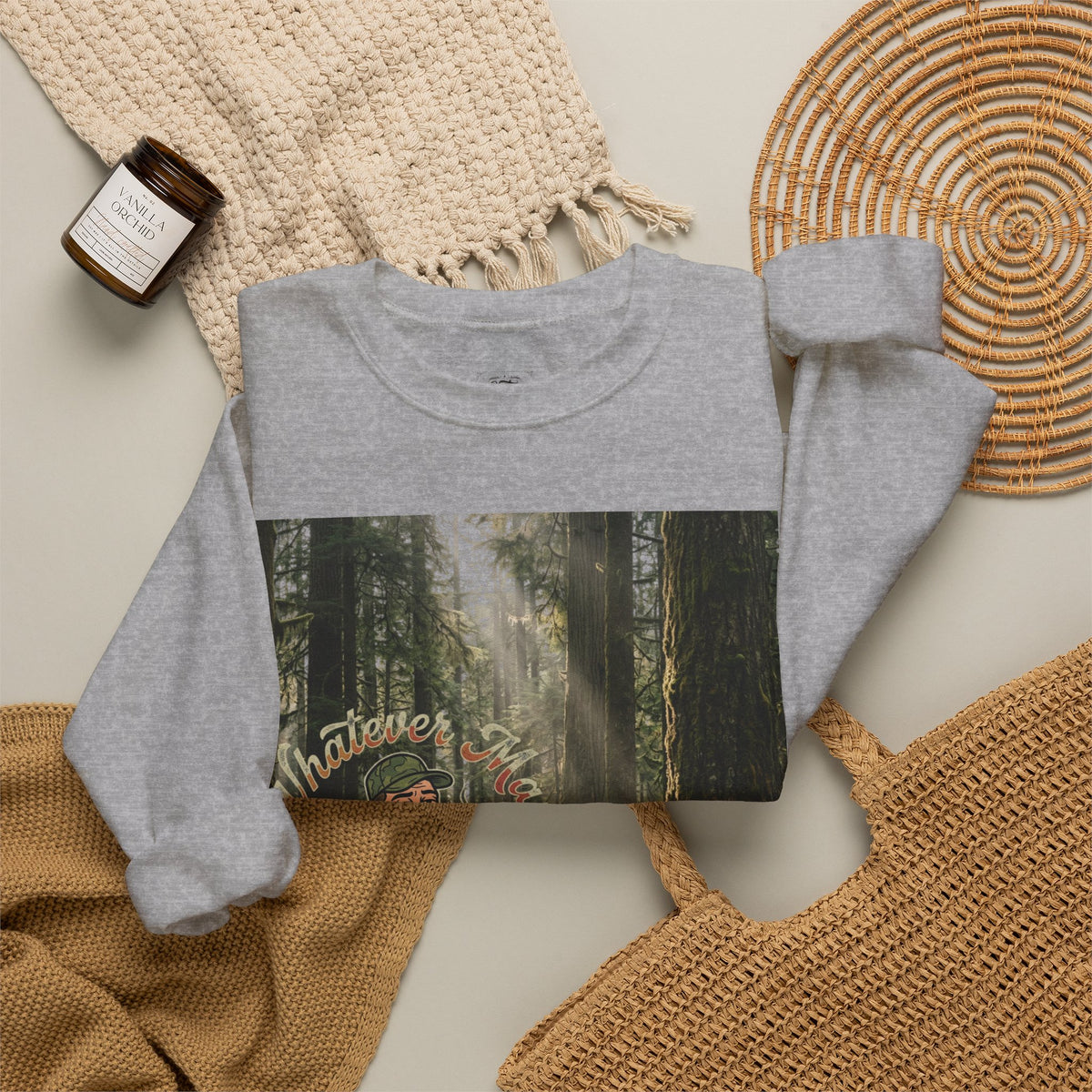 "Xedition77"Whatever Man Crewneck Sweatshirt Mr.Blunt Casual Graphic Pullover for Men
