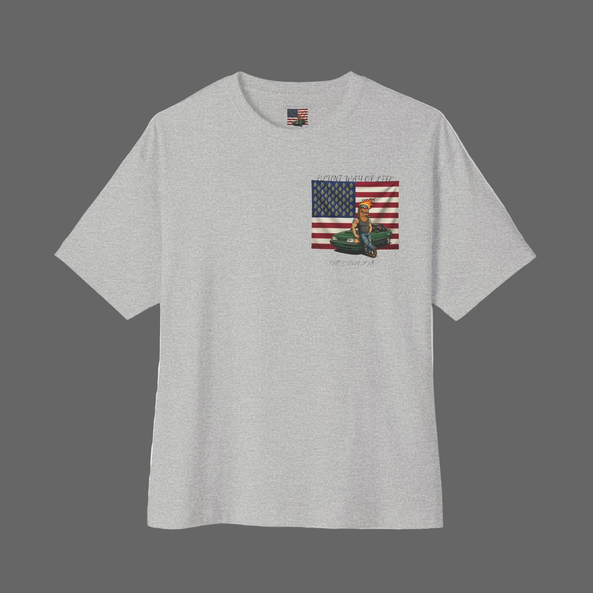MR.BLUNT WAY OF LIFE American Flag Pocket Tee