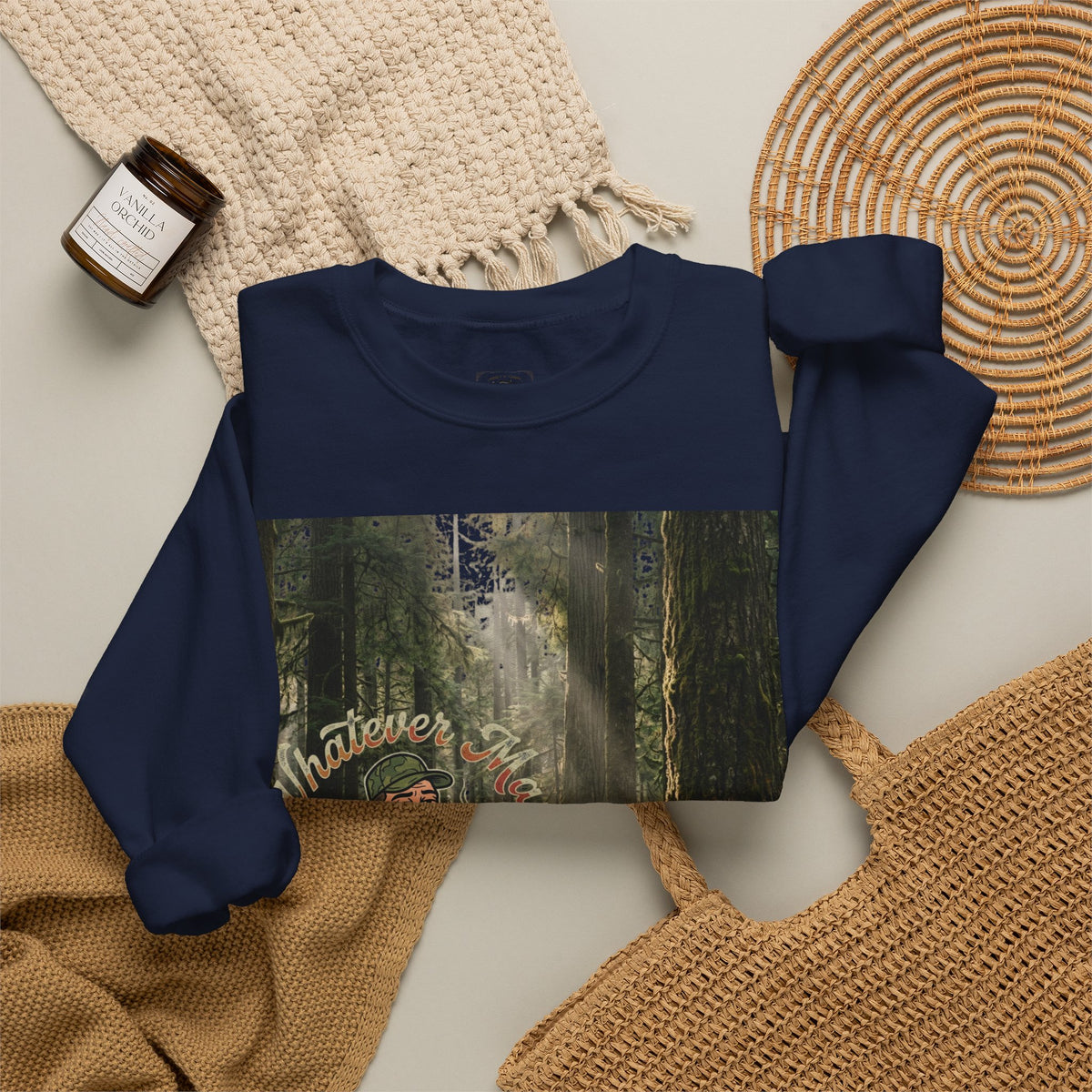 "Xedition77"Whatever Man Crewneck Sweatshirt Mr.Blunt Casual Graphic Pullover for Men