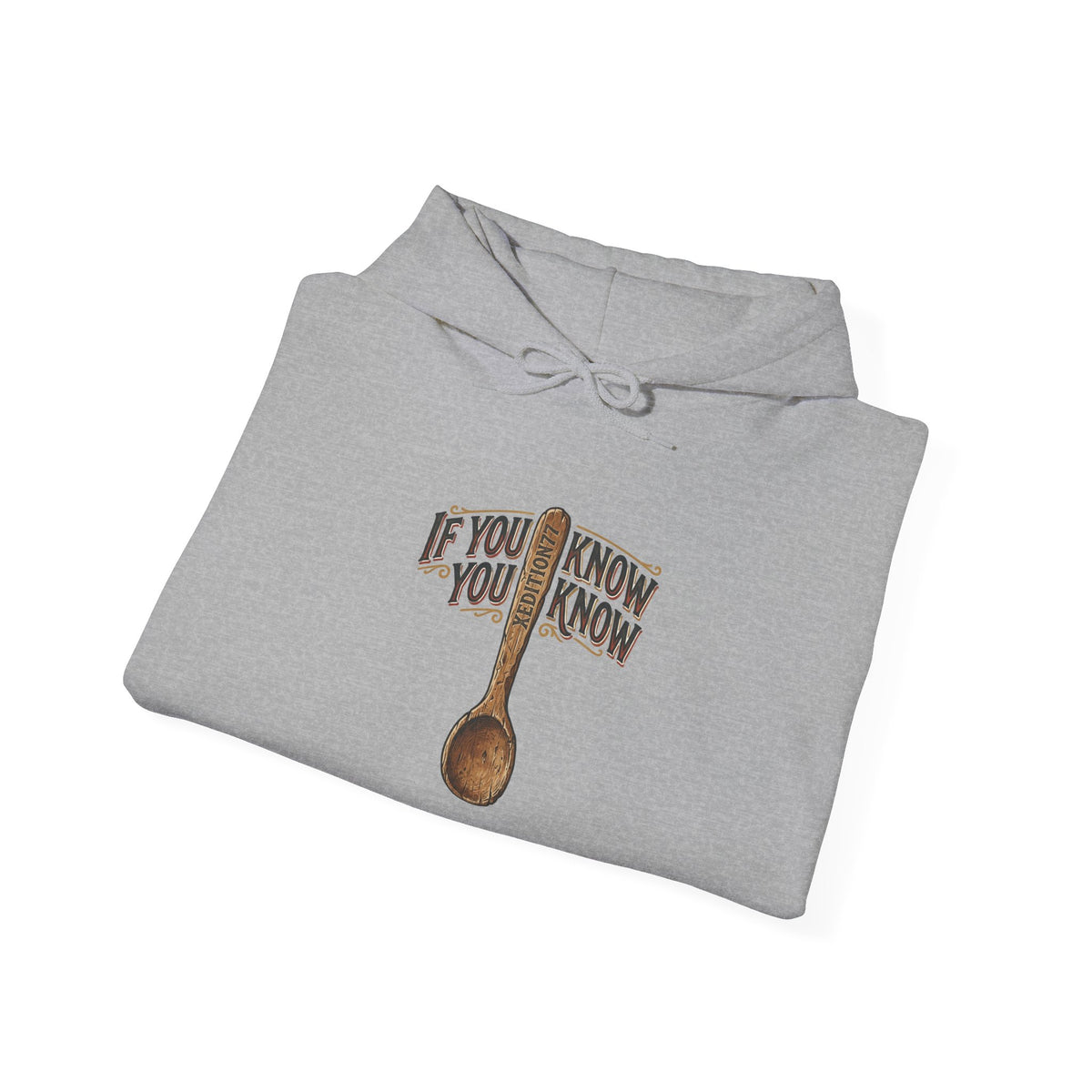 Xedition77 If You Know Spoon Hoodie / Vintage Wooden Spoon Graphic Sweatshirt