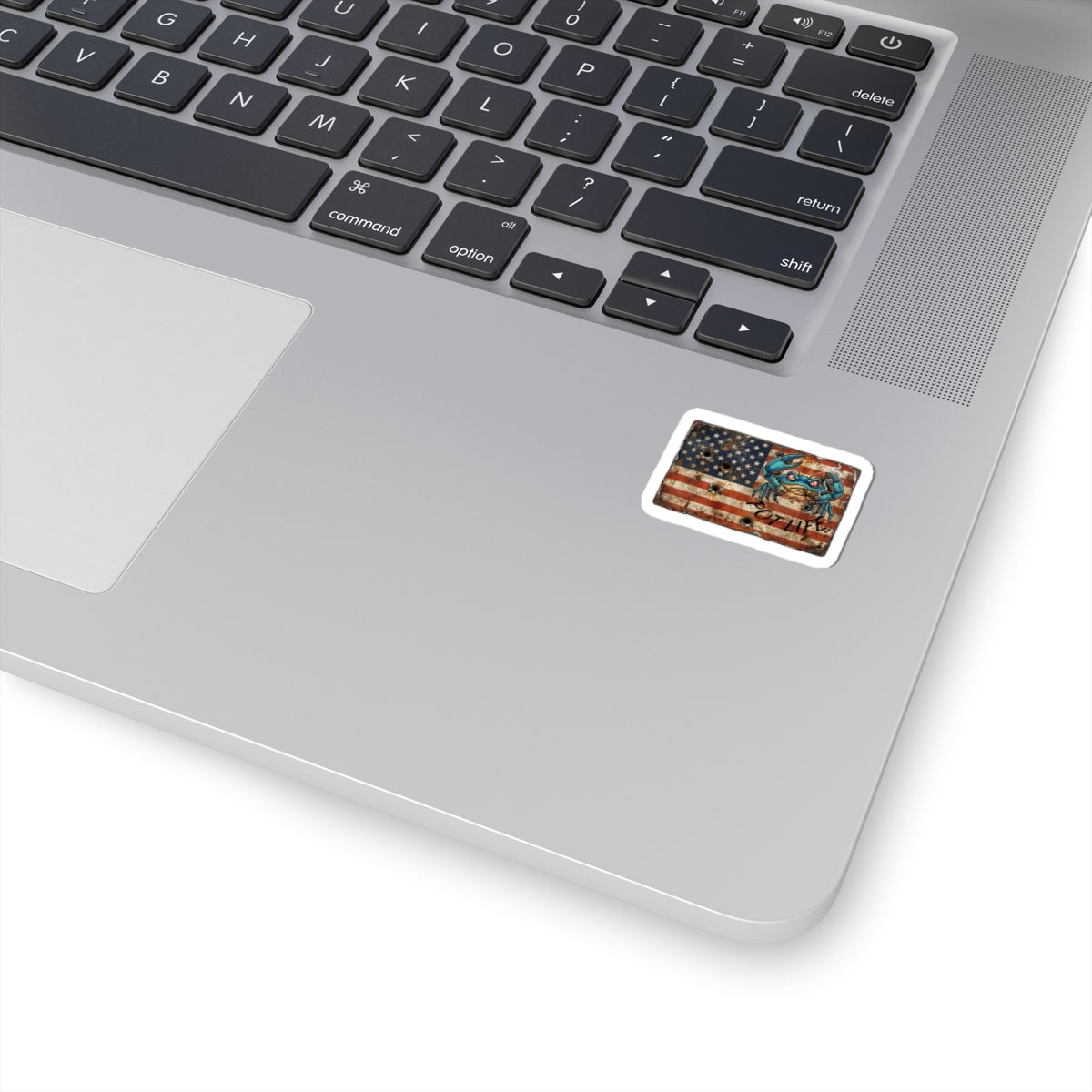 Xedition77 Crab "POT" LIFE American Flag Cut Sticker