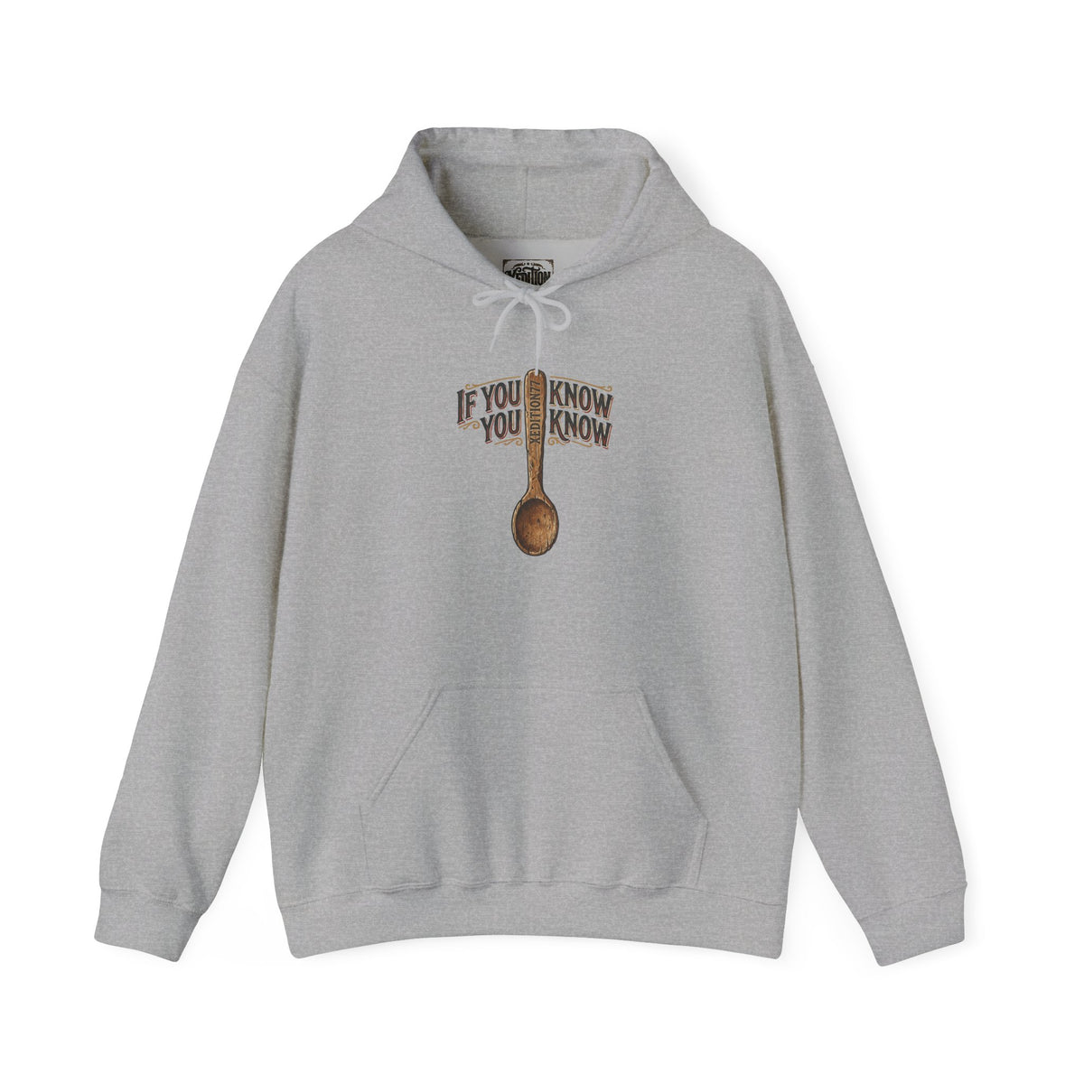 Xedition77 If You Know Spoon Hoodie / Vintage Wooden Spoon Graphic Sweatshirt