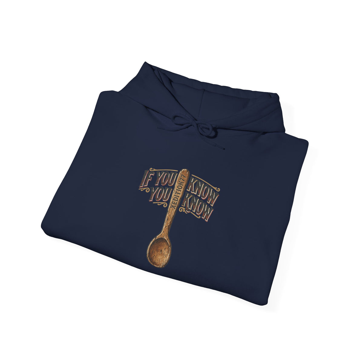 Xedition77 If You Know Spoon Hoodie / Vintage Wooden Spoon Graphic Sweatshirt