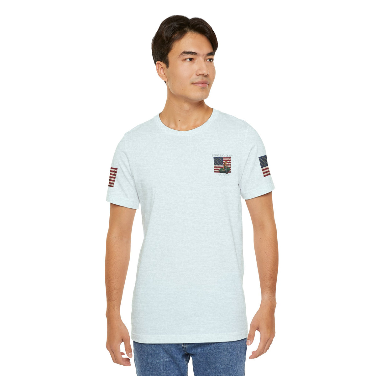 MR.BLUNT WAY OF LIFE Patriotic Graphic Tee — American Flag Car Design