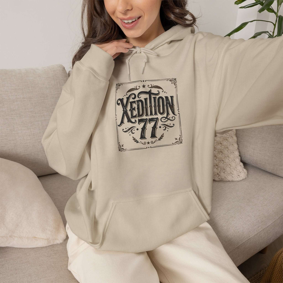 Xedition77/ I SEE YOU STARING AT MY GRANNY ASS Logo Hoodie