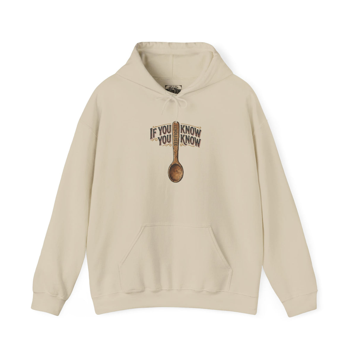 Xedition77 If You Know Spoon Hoodie / Vintage Wooden Spoon Graphic Sweatshirt