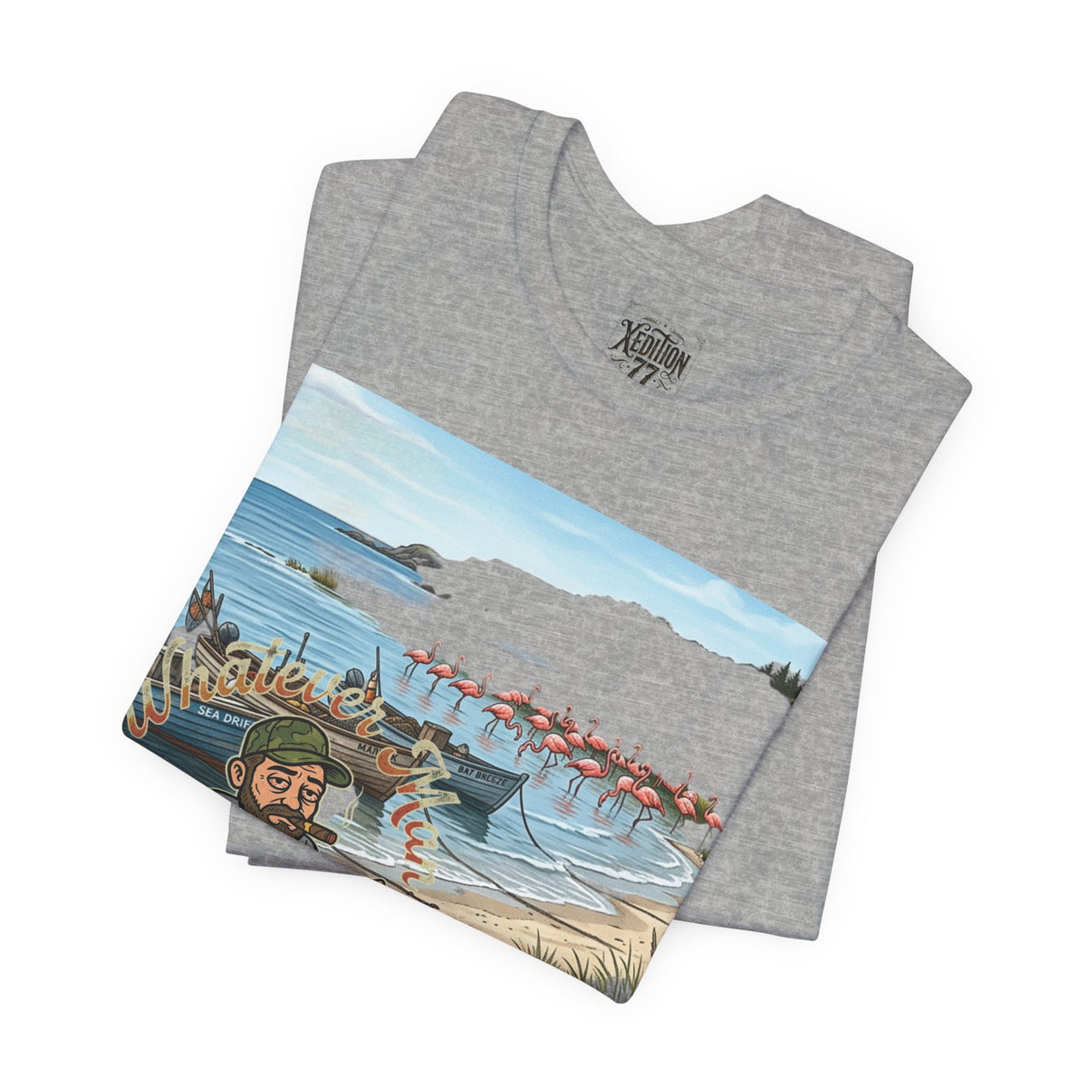 "Xedition77"Whatever Man T-Shirt Mr.Blunt Cartoon Tee for Guys
