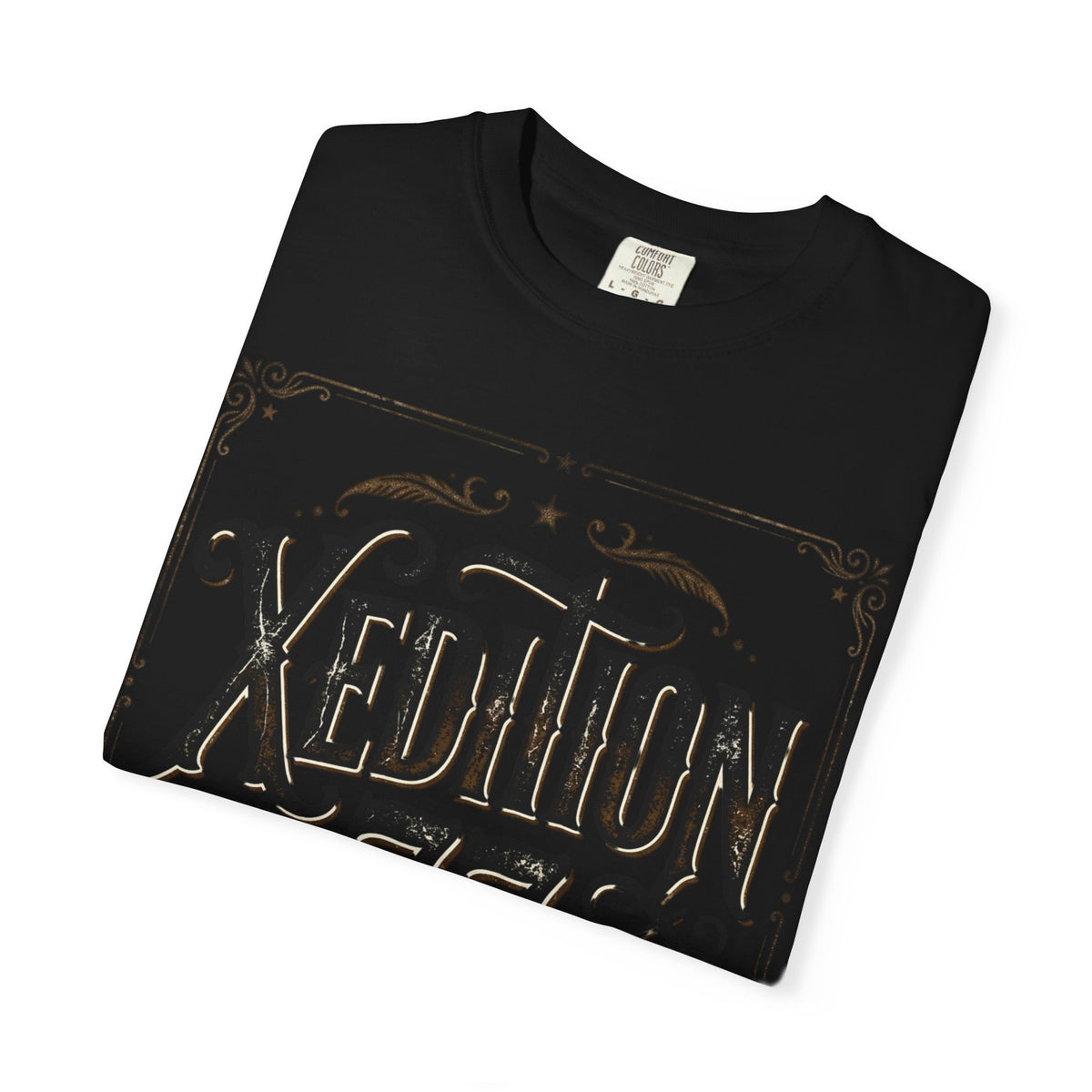 Xedition 77 Vintage Flag Tee — Distressed American Flag Design