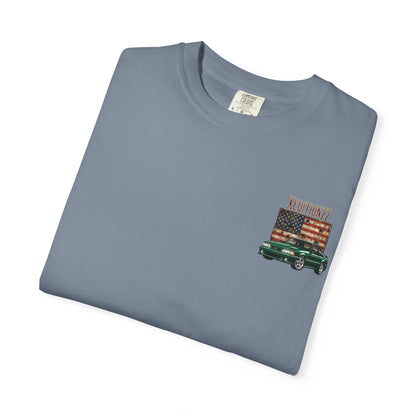 Mr. Blunt Way of Life T-Shirt - Vintage Truck &amp; American Flag Graphic