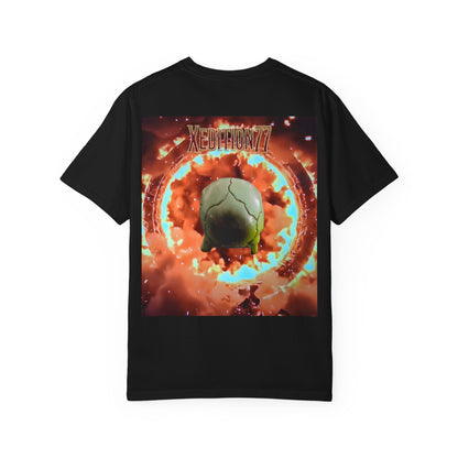 XEDITION77 Skull Flame Graphic T-Shirt