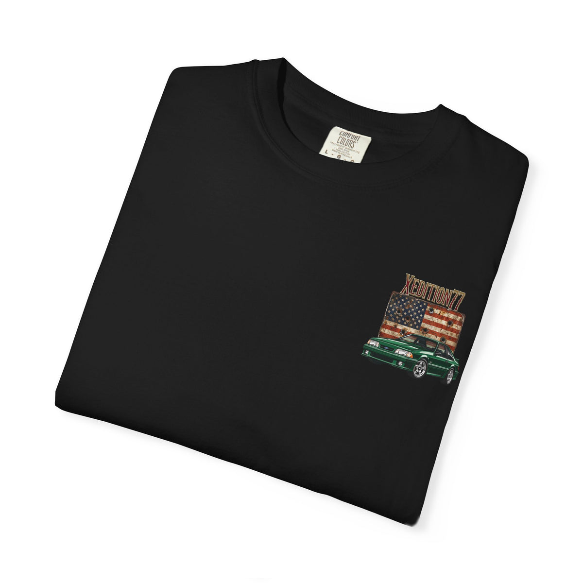 Mr. Blunt Way of Life T-Shirt - Vintage Truck &amp; American Flag Graphic