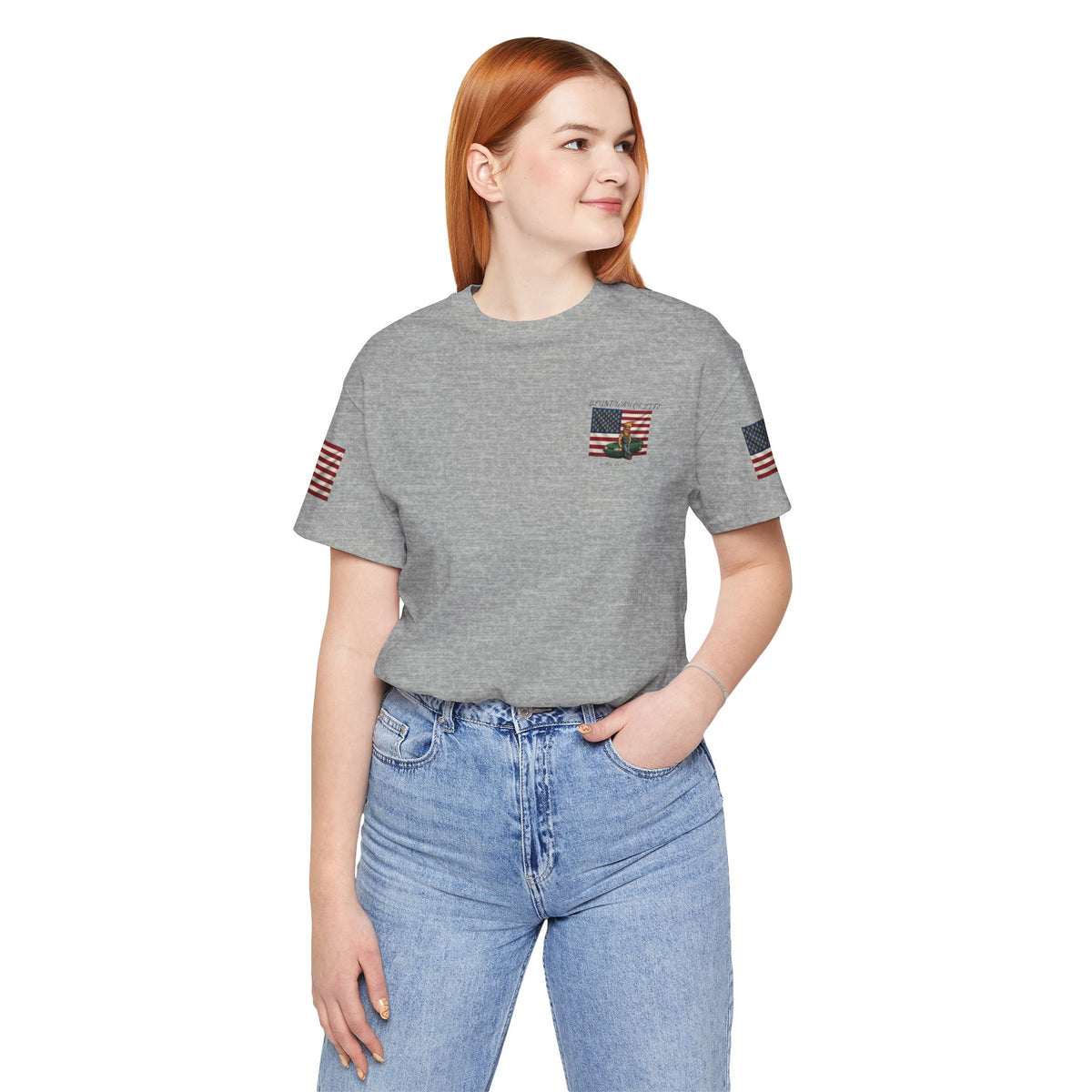 MR.BLUNT WAY OF LIFE Patriotic  Graphic Tee — American Flag Car Design