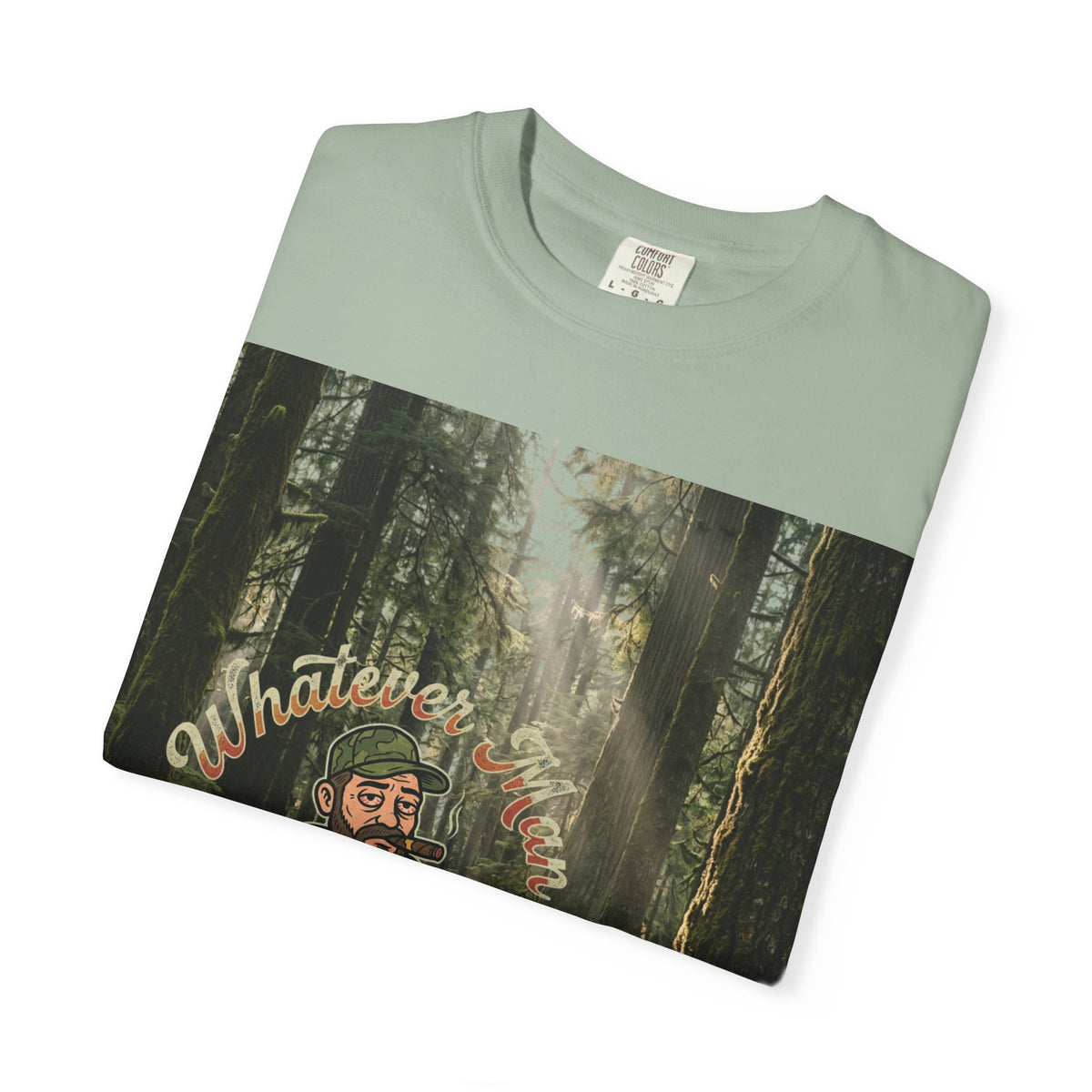 " Xedition77 "Whatever, Man T‑Shirt   Mr.Blunt Cartoon Guy Graphic Tee with &