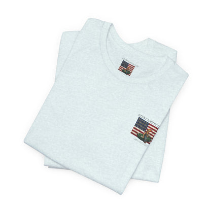 MR.BLUNT WAY OF LIFE Patriotic  Graphic Tee — American Flag Car Design