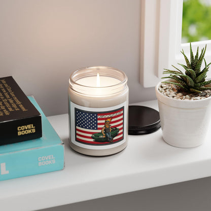 MR.BLUNT WAY OF LIFE American Flag Hot Rod Pinup Candle | 9oz Soy Jar