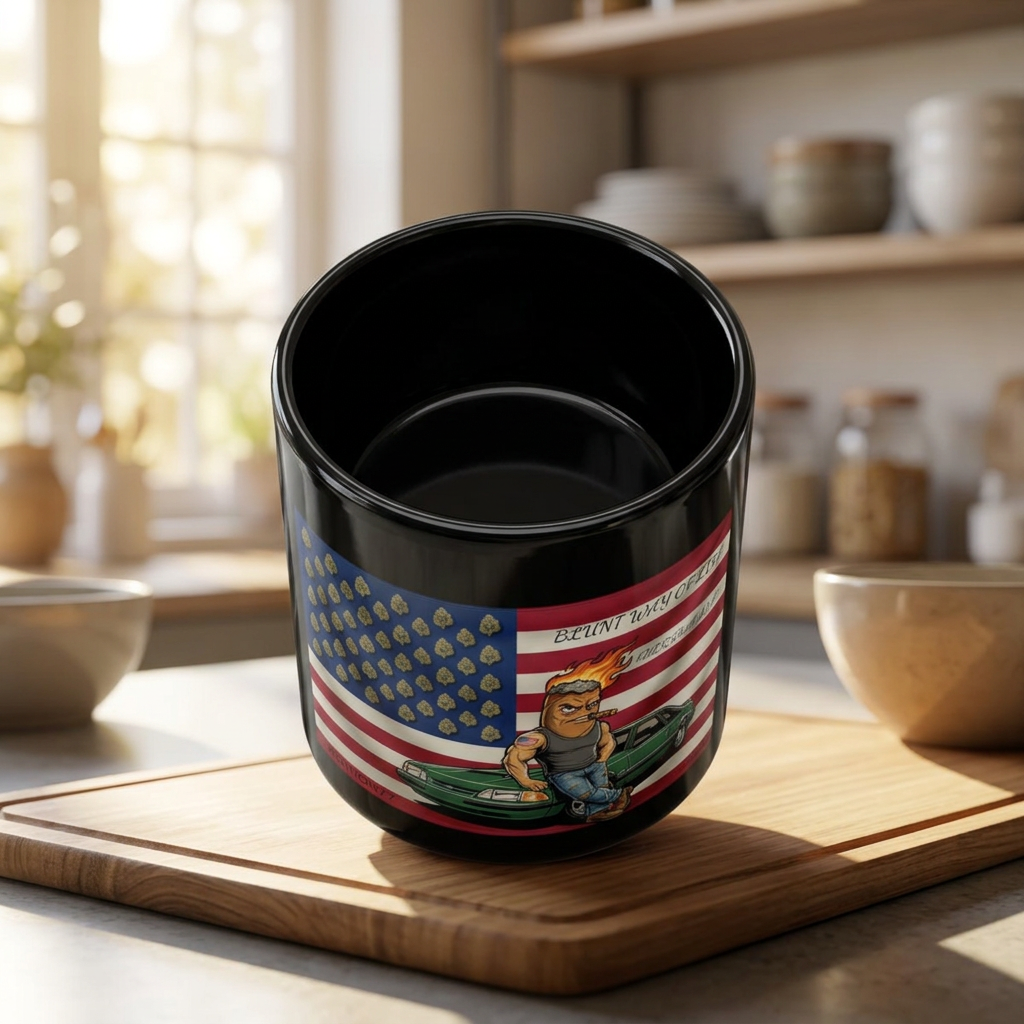 MR.BLUNT WAY OF LIFE Patriotic Muscle Car Mug — &