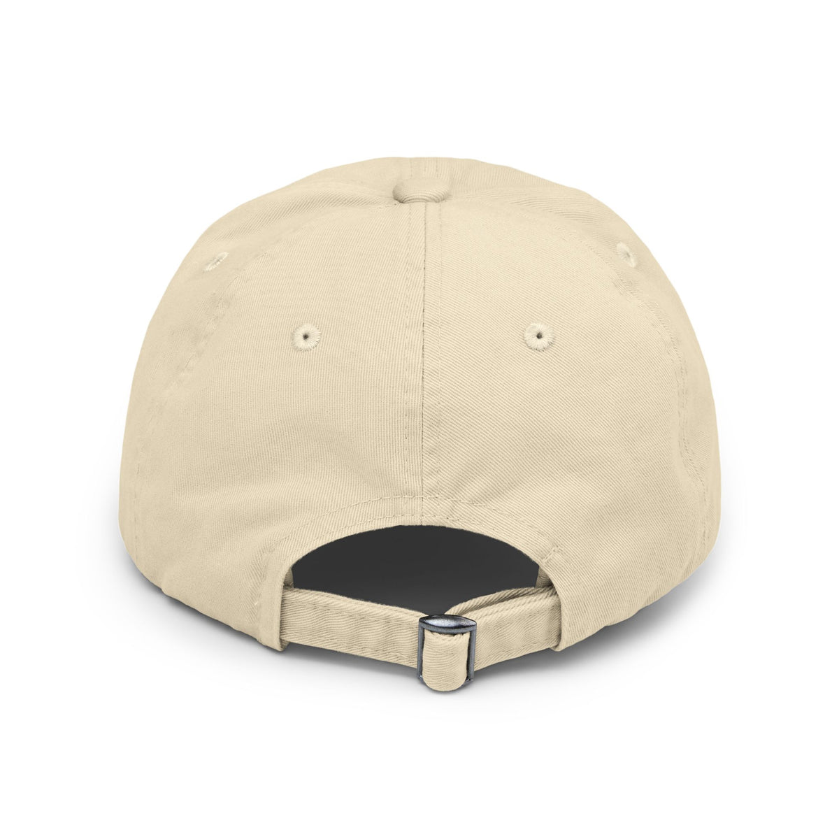 Distressed Dad Hat - American Flag with Mechanic Kneeling Over Vintage Truck (Patriotic Repairman Design)