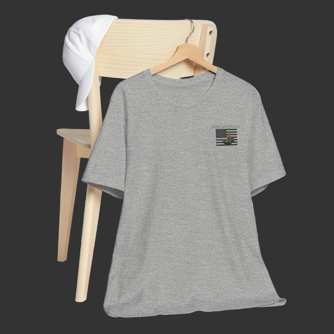MR.BLUNT WAY OF LIFE Pocket American Flag Tee with &