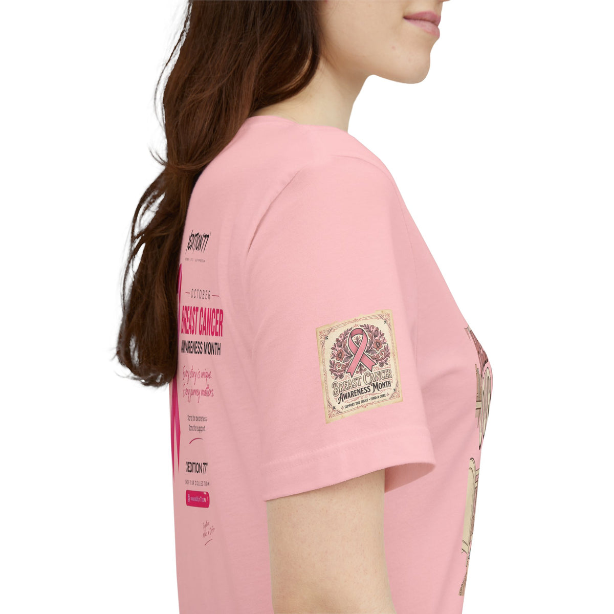 "Breast cancer awareness" Help Save Our Milk Baby Tee