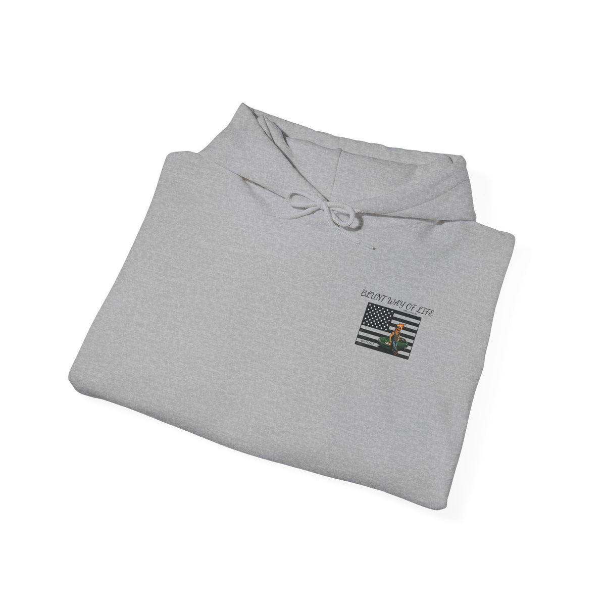 MR.BLUNT WAY OF LIFE  Hoodie WITH USA FLAG