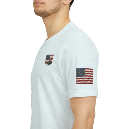 MR.BLUNT WAY OF LIFE Patriotic  Graphic Tee — American Flag Car Design