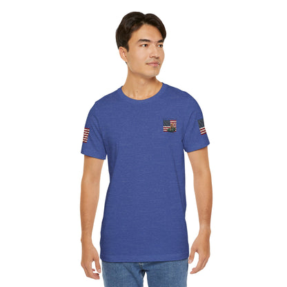 MR.BLUNT WAY OF LIFE Patriotic  Graphic Tee — American Flag Car Design