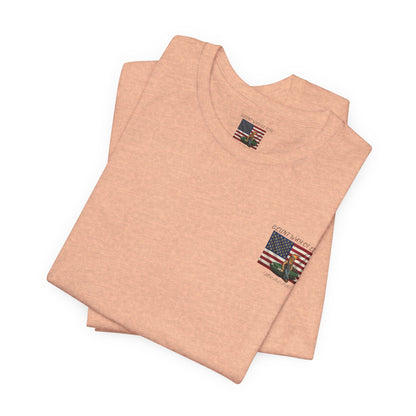 MR.BLUNT WAY OF LIFE Patriotic  Graphic Tee — American Flag Car Design