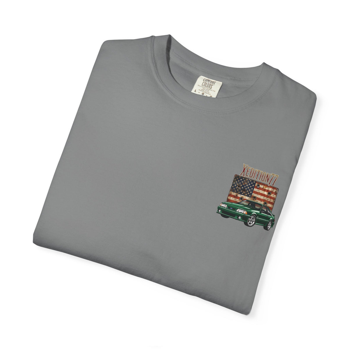 Mr. Blunt Way of Life T-Shirt - Vintage Truck &amp; American Flag Graphic